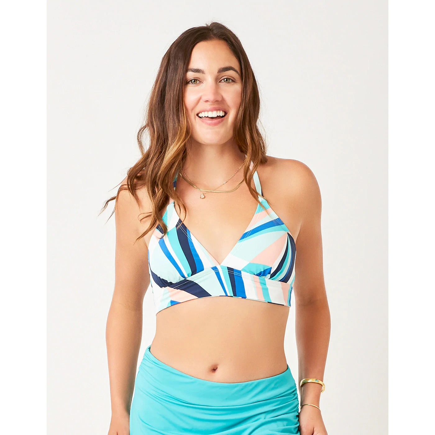 Carve Dahlia Top: Kaleidoscope