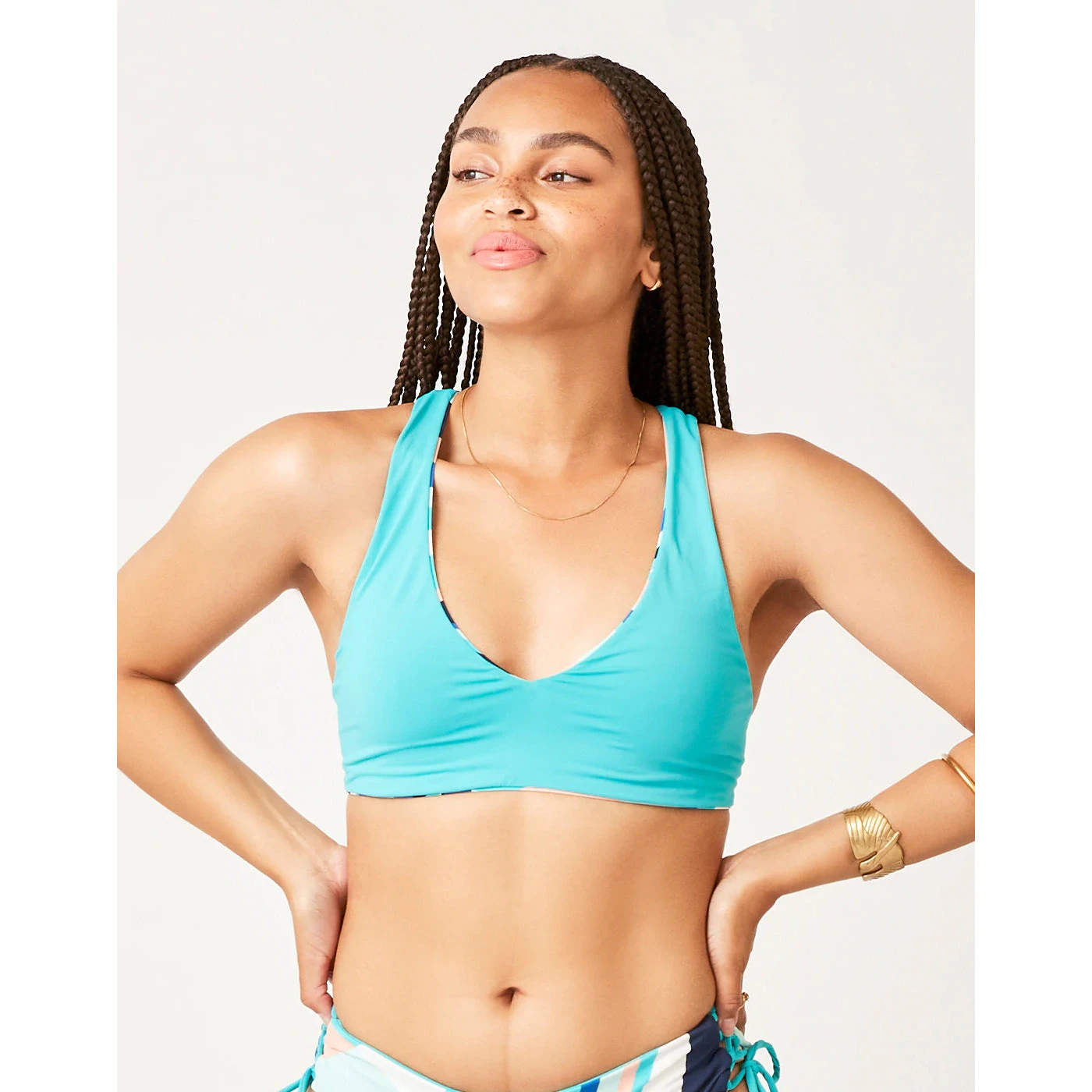 Carve La Jolla Reversible Top: Kaleidoscope/Ceramic - Image 2