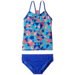 Nike Girls Optic Pop Tankini 2-PC Set
