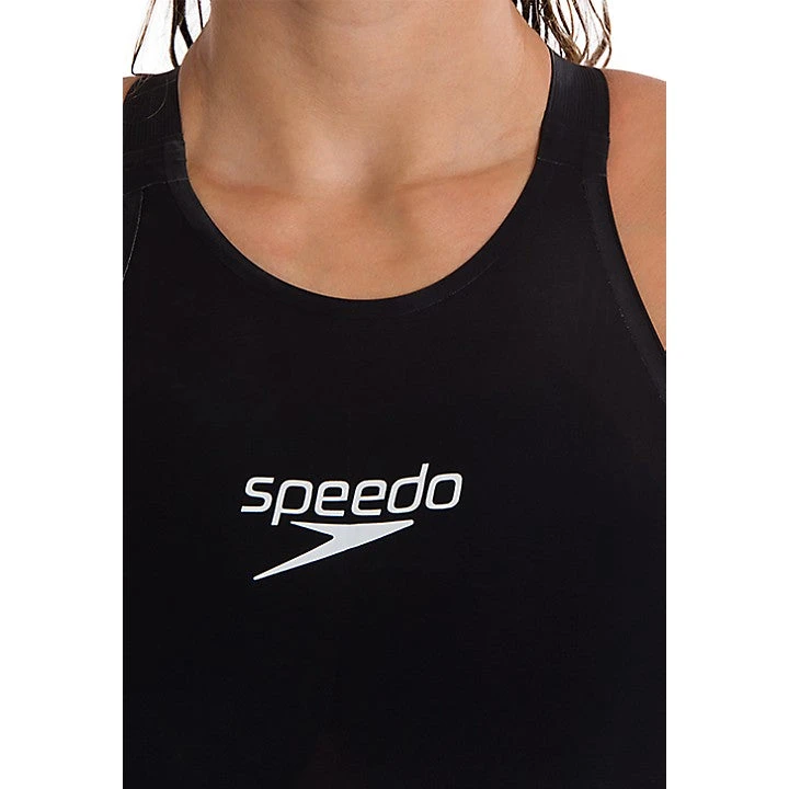 Speedo LZR Pure Valor Kneeskin Open Back- Black - Image 4