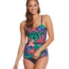 Dolfin Aquashape Lanai Tie Front Tankini Top
