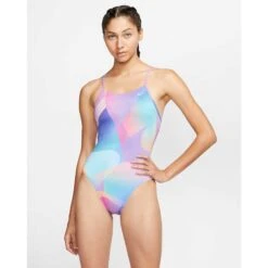 Nike Spectrum Lace Up Tie Back One Piece