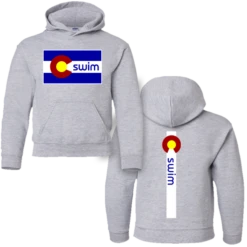 Swim Colorado Flag Cotton Hoody