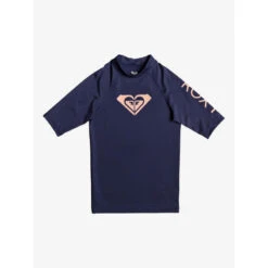 Roxy Girls Whole Hearted Short Sleeve Rashguard